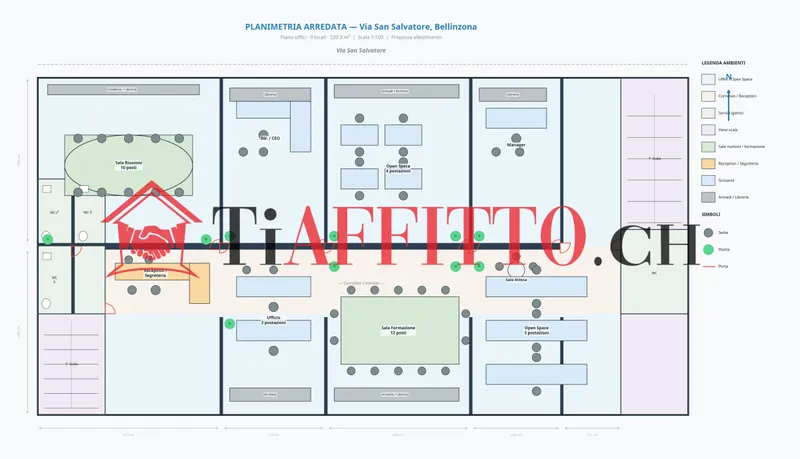 PRESTIGIOSO UFFICIO DI 220 M² NEL CUORE DI PARADISO, Foto 2