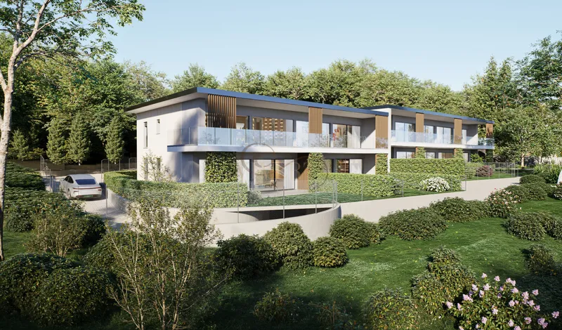 3.5 LOCALI CON GRANDE GIARDINO E VISTA LAGO A LUGANO, Foto 2