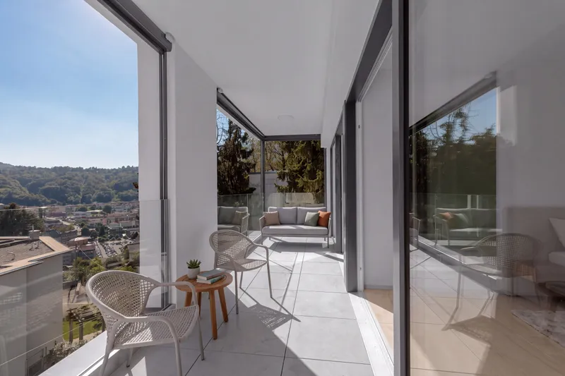 ESCLUSIVO E NUOVO ATTICO 3.5 LOCALI VISTA LAGO A PONTE TRESA, foto 7