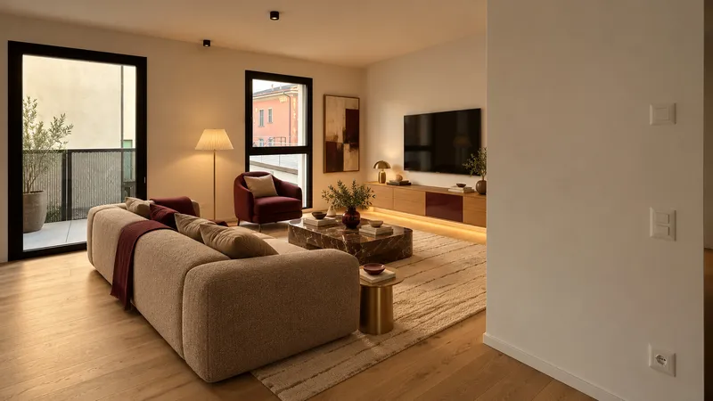 NUOVO APPARTAMENTO 3.5 LOCALI CON VISTA LAGO A MASSAGNO, foto 1