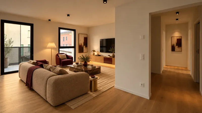 NUOVO APPARTAMENTO 3.5 LOCALI CON VISTA LAGO A MASSAGNO, foto 6