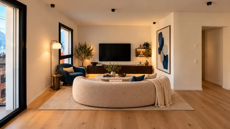 ESCLUSIVO APPARTAMENTO 3.5 LOCALI CON VISTA LAGO A MASSAGNO, foto 3