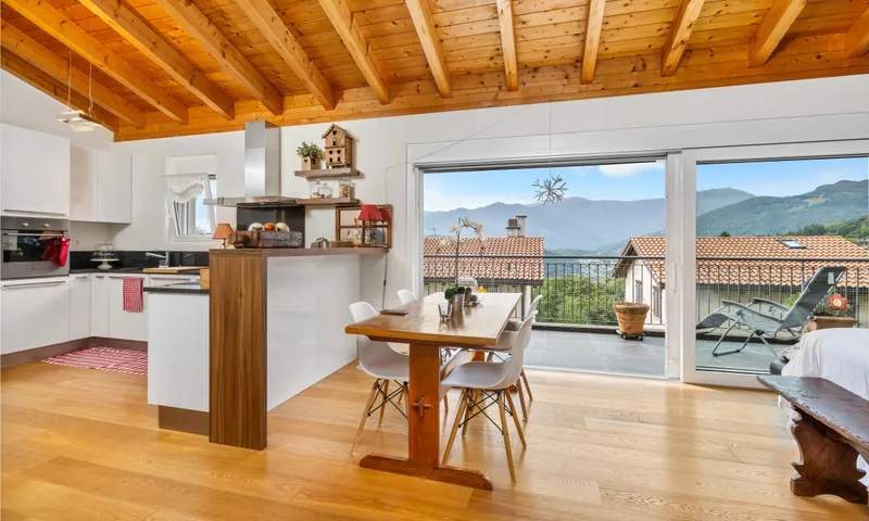 MODERNO ATTICO DI 3.5 LOCALI CON TERRAZZA A VILLA LUGANESE, photo 1
