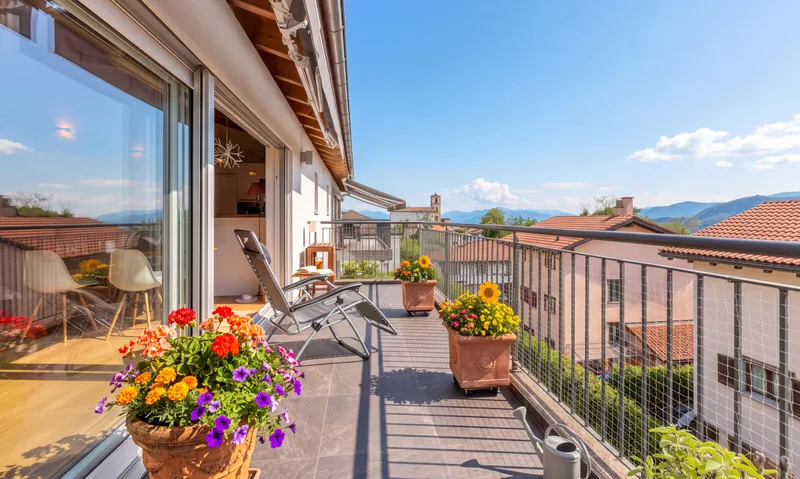 MODERNO ATTICO DI 3.5 LOCALI CON TERRAZZA A VILLA LUGANESE, photo 4