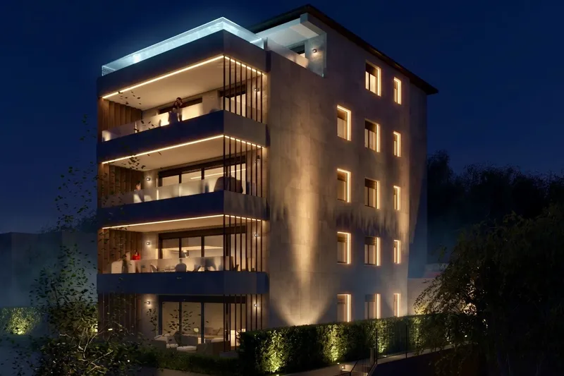 NUOVI MODERNI 4.5 LOCALI CON GIARDINO E VISTA LAGO A MELIDE, foto 7