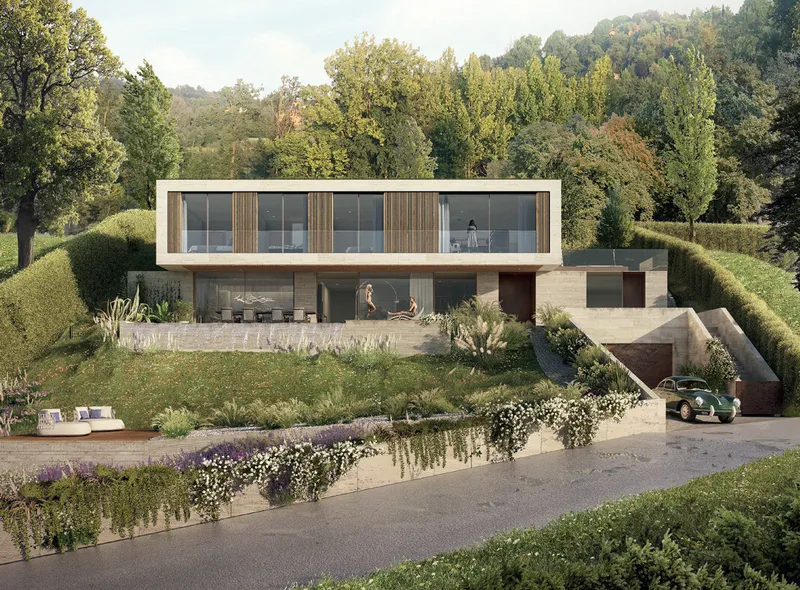 TERRENO EDIFICABILE DI 790 MQ CON VISTA LAGO COLLINA D'ORO, Foto 2