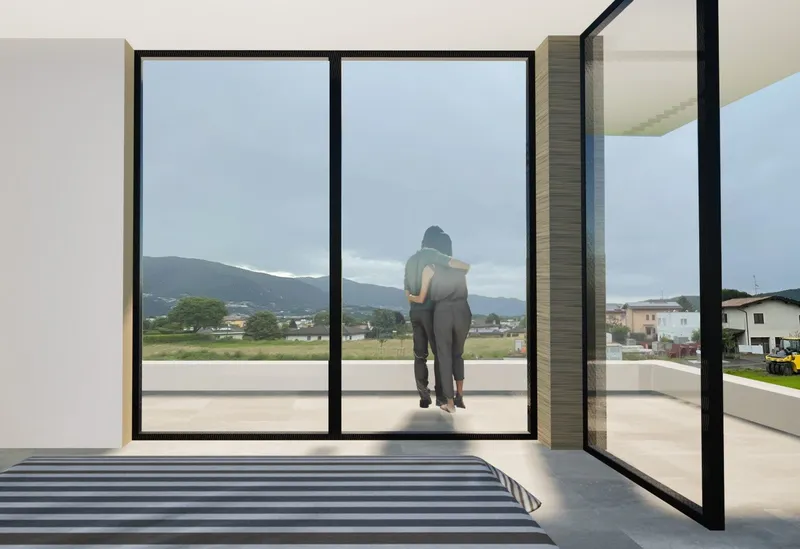 VILLA CON PROGETTO DI EDIFICAZIONE A SAN PIETRO DI STABIO, Foto 4