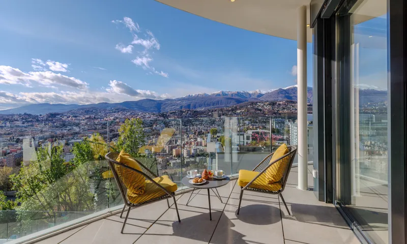 SPETTACOLARE VILLA CON PISCINA E VISTA PANORAMICA A LUGANO, foto 9