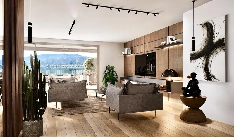 PRESTIGIOSO 3.5 LOCALI CON VISTA LAGO E GIARDINO A CAPOLAGO, foto 3