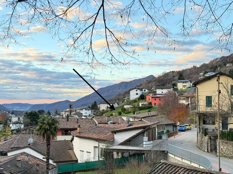 TERRENO EDIFICABILE DI 510 MQ IN OTTIMA POSIZIONE AD AROGNO, foto 1