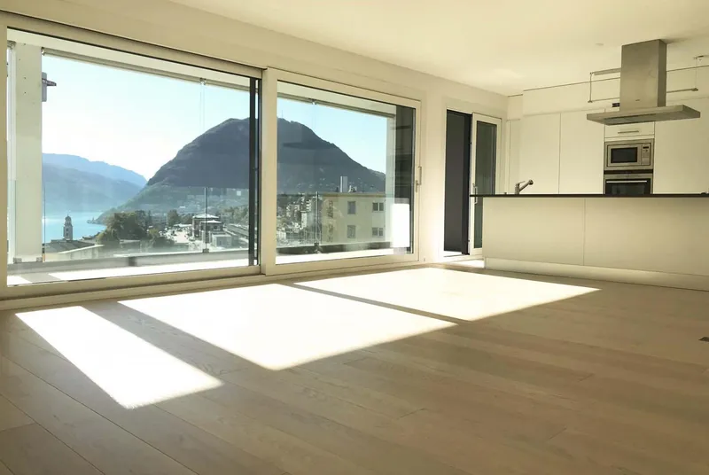 AFFITTASI MODERNO 3.5 CON PISCINA E PALESTRA A MASSAGNO, foto 2