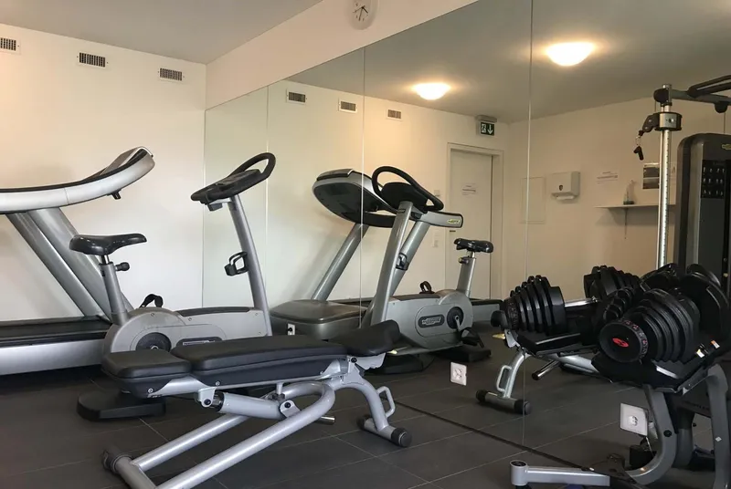 AFFITTASI MODERNO 3.5 CON PISCINA E PALESTRA A MASSAGNO, foto 11
