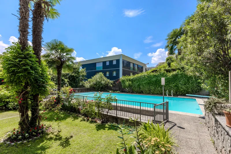 OCCASIONE - 3.5 VISTA LAGO IN RESIDENZA CON PISCINA A LUGANO, photo 9