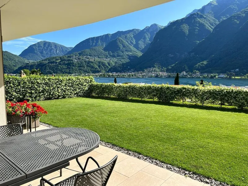 STUPENDO 3.5 CON GIARDINO E VISTA LAGO A RIVA SAN VITALE, photo 2