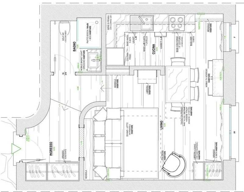AFFITTASI 1.5 CON GIARDINO E PISCINA VISTA LAGO A MORCOTE, foto 10