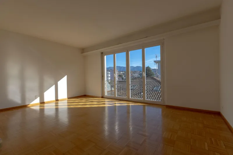 SPAZIOSO 3.5 LOCALI PIANO ALTO CON VISTA APERTA A CHIASSO, foto 2