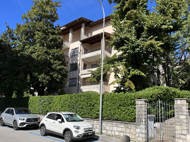 MONOLOCALE CON GIARDINO PRIVATO NEL VERDE A LUGANO CASSARATE, foto 9