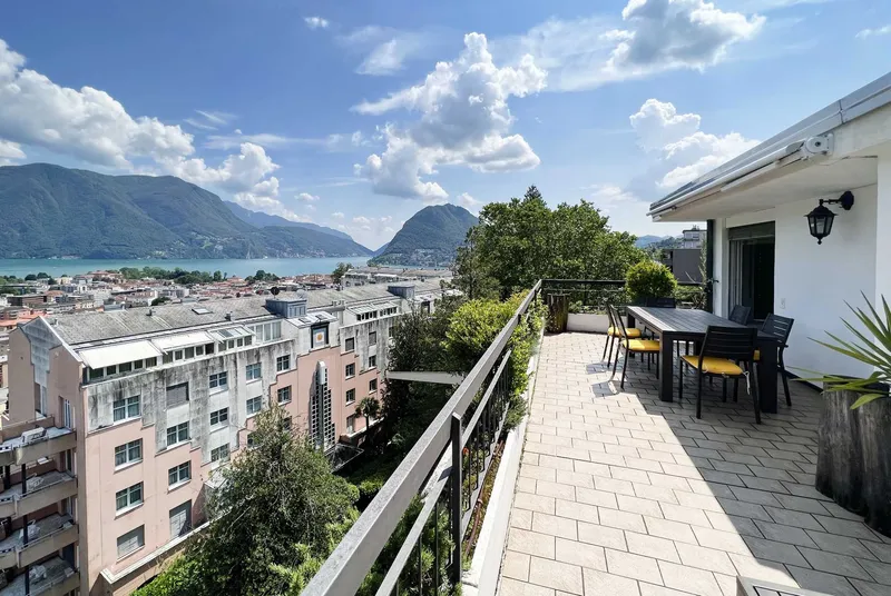 ATTICO 2.5 CON TERRAZZA E STUPENDA VISTA LAGO A MASSAGNO, foto 9