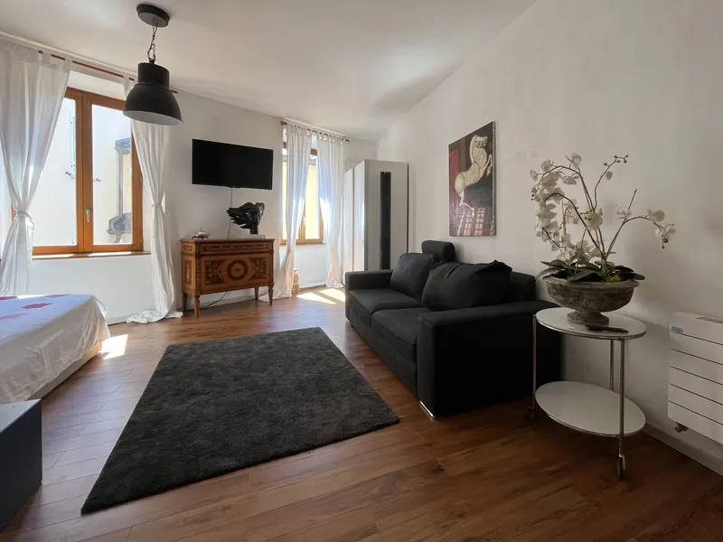 AFFITTASI BILOCALE OPEN-SPACE ARREDATO DI DESIGN A MASSAGNO, photo 1