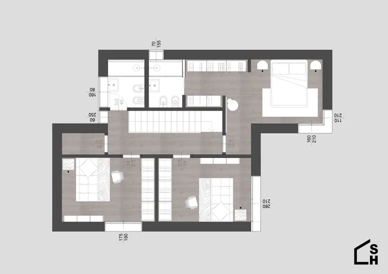 CASA UNIFAMILIARE 4.5 LOCALI CON GIARDINO A SEROCCA D'AGNO, foto 11