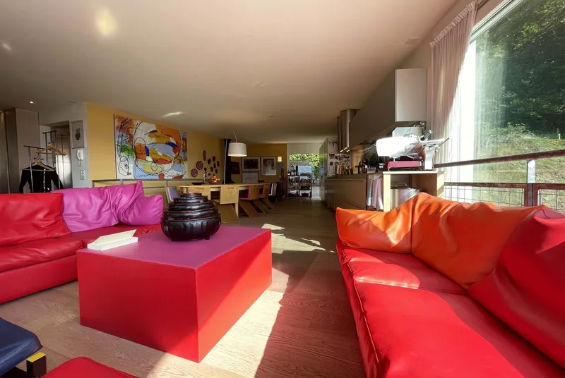 MODERNA ED AMPIA VILLA BIFAMILIARE VISTA LAGO A MELANO, Foto 2