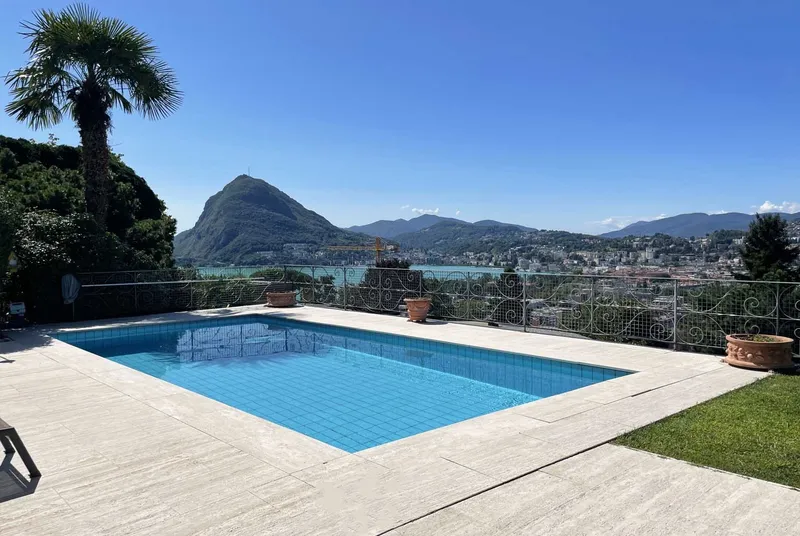 STUPENDA VILLA DA SOGNO VISTA LAGO CON PISCINA A LUGANO, photo 3