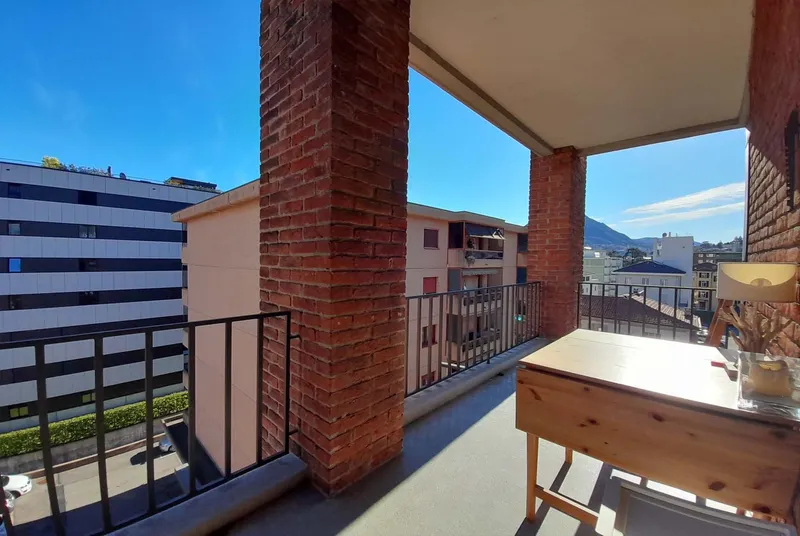 AFFITTASI ATTICO 3.5 LOCALI CON TERRAZZA A LUGANO CENTRALE, foto 1