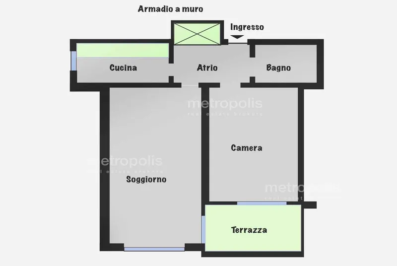 SPAZIOSO 2.5 LOCALI CON TERRAZZO A BALERNA, Foto 11