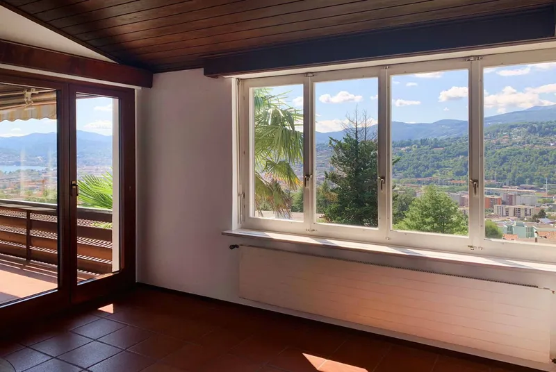 CASA 5.5 LOCALI A PREGASSONA ALTA CON SPLENDIDA VISTA LAGO, foto 9