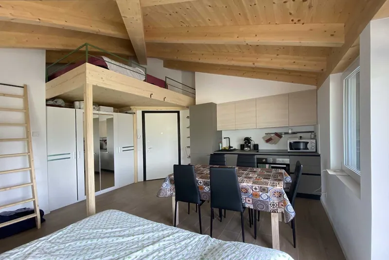 NUOVO ATTICO MONOLOCALE MANSARDATO CON TERRAZZA A CADENAZZO, foto 5