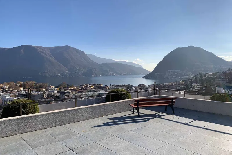 MONOLOCALE IN CENTRO LUGANO CON TERRAZZA E PICCOLO GIARDINO, foto 13