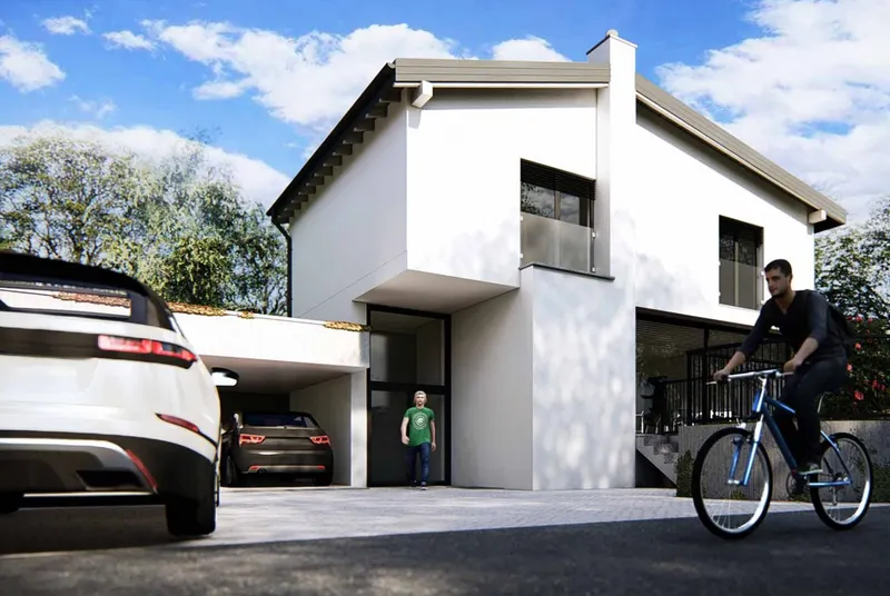 CASA GEMELLA UNIFAMILIARE 5.5 LOCALI CON GIARDINO A LUGANO, Foto 2