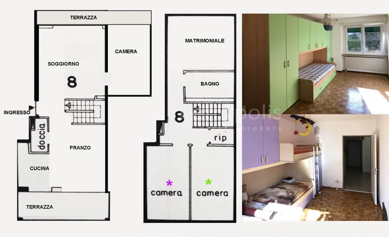 LUMINOSO APPARTAMENTO DUPLEX 5.5 LOCALI CON BALCONE A VACALL, Foto 10