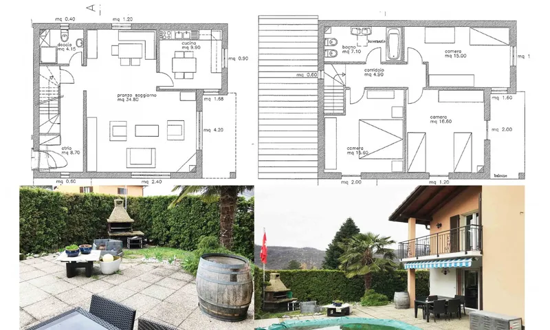 VILLETTA 5.5 LOCALI CON GIARDINO E PISCINA A LUGANO DINO, Foto 10