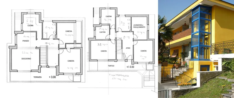 CASA 7.5 LOCALI CON LIFT E GIARDINO A PAMBIO NORANCO, Foto 6