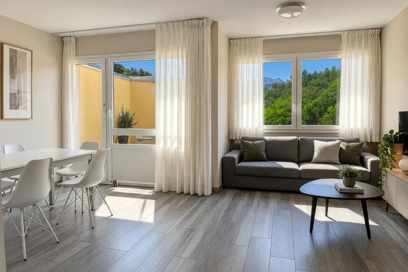 4,5 ristrutturato con terrazza e vista aperta., Foto 1