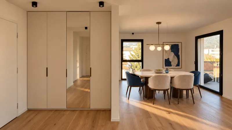 ESCLUSIVO APPARTAMENTO 3.5 LOCALI CON VISTA LAGO A MASSAGNO, foto 7